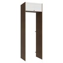 Ver imagem 1 de Porta-Geladeira 73 cm 1 Porta Basculante Rustic/Branco Vik Madesa Rustic/Branco
