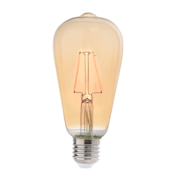 Kit Luminária Lustre Pendente de Madeira Dante E27 15x17cm com Lâmpada Retrô Cor:marfim - 8