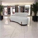 Ver mais imagens de Sofá 3 Lugares Orgânico Curvo Tókio 180cm Linho Bege