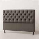 Ver imagem 1 de Cabeceira Cama Box Casal Queen Size 160cm Valentina Estofada Cinza