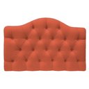 Ver imagem 1 de Cabeceira Suspensa Imperatriz 90 Cm Solteiro Suede Terracota