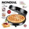 Máquina de Waffle Mondial Pratic 1200w Preto Inox Gw-01 127v - 5