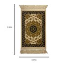 Ver imagem 3 de Tapete Persa Bege Ideal para Quarto e Hall de Entrada 57x90