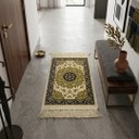 Ver imagem 2 de Tapete Persa Bege Ideal para Quarto e Hall de Entrada 57x90