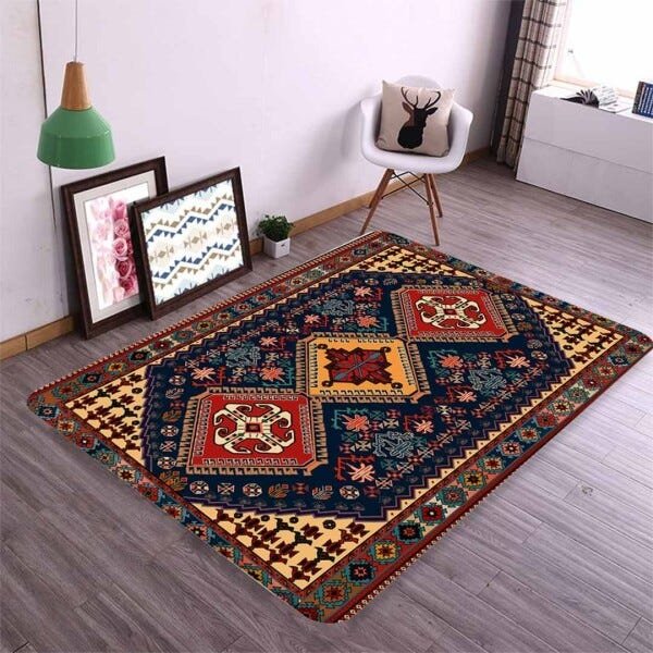 Tapete Sala Wevans Persian Carpet Tribal Único - 1