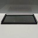 Ver imagem 6 de Bandeja Decorativa de Metal Preto 2x14x27cm Servir Mesa Organizar Café Aparador