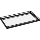 Ver imagem 7 de Bandeja Decorativa de Metal Preto 2x14x27cm Servir Mesa Organizar Café Aparador