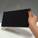 Ver imagem 3 de Bandeja Decorativa de Metal Preto 2x14x27cm Servir Mesa Organizar Café Aparador