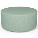 Ver imagem 7 de Kit Puff Redondo Lola e Puff Recamier Orgânico Orbit W01 Linho Verde Menta - Lyam Decor
