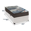 Ver imagem 2 de Conjunto Solteiro Colchão Iso Superpocket Ortobom Base Baú