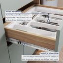 Ver imagem 5 de Cozinha Rainha 5 Peças 8 Portas com Rodapé 100% MDF