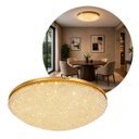 Ver imagem 7 de Plafon LED Cristal Dourado 48cm 37W 3000k Sobrepor Sindora DCX04605 ST3315
