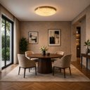 Ver imagem 2 de Plafon LED Cristal Dourado 48cm 37W 3000k Sobrepor Sindora DCX04605 ST3315