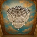 Ver imagem 4 de Lustre de Cristal Redondo 60x60cm Transparente Luxo Florenza