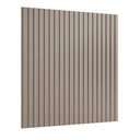 Ver imagem 1 de Painel Ripado Decorativo 240cm X 240cm em Madeira Mdf Cor:grigio