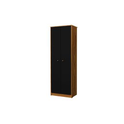 Conjunto 3 Armários Organizador Office Escritório Preto com Nature - Rede Móveis - 6