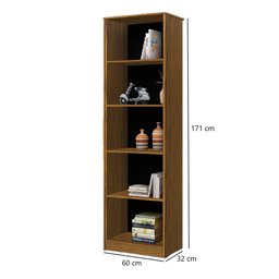 Conjunto 3 Armários Organizador Office Escritório Preto com Nature - Rede Móveis - 2
