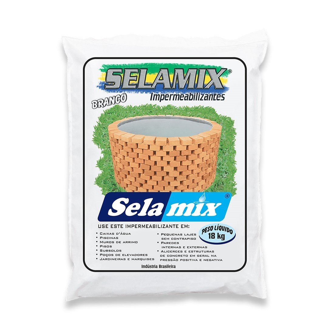 Selamix Impermeabilizante Branco 18kg - 1