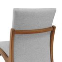 Ver imagem 4 de Conjunto Mesa Toscana + Cadeiras Tulipa 8 Lugares com Tampo em MDF e Estofado Linho Cinza Mescla