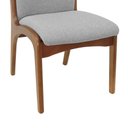 Ver imagem 6 de Conjunto Mesa Toscana + Cadeiras Tulipa 8 Lugares com Tampo em MDF e Estofado Linho Cinza Mescla