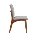 Ver imagem 5 de Conjunto Mesa Toscana + Cadeiras Tulipa 8 Lugares com Tampo em MDF e Estofado Linho Cinza Mescla