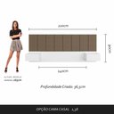 Ver imagem 5 de Cabeceira Estofada Suspensa Cama Casal Bulgária 