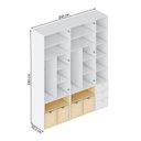 Ver imagem 5 de Guarda-Roupa Modulado e Cama Solteiro Montessoriano Infantil Wave Casatema MadeiraOriginals Branco/Marrom