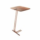Ver imagem 1 de Mesa de Apoio para Sofá Bandeja Castanho Base Cobre