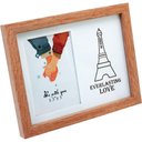 Ver imagem 1 de Zola Porta-retratos 8x13 22x18x2cm Mdf Bege