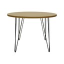Ver imagem 1 de Mesa de Jantar Spectro Redonda Ø1060x750 - Preto Natural