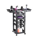 Ver imagem 6 de Kit Salão de Beleza Cadeira Manual + Lavatório com Cuba + Carrinho Auxiliar + 9 Escovas - Dompel