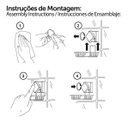 Ver imagem 4 de Suporte Porta Papel Higiênico Banheiro Ventosa Cromado Cor Cromado