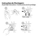 Ver imagem 4 de Suporte Porta Papel Higiênico Banheiro Ventosa Cromado Cor Cromado