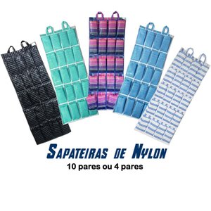 Sapateira de Nylon 08 pares - FORTE REFORÇADO RESISTENTE Nylon -  Panami