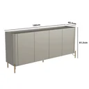 Ver imagem 3 de Buffet Mdf com Porta Lisa L180 X A81,5cm