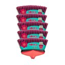 Ver imagem 1 de Vassoura Noviça Bettanin Colorida Original sem Cabo Kit 5