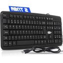 Ver imagem 1 de Teclado com Fio Knup Kp-2002 Usb Gamer Abnt2 Preto