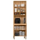 Ver imagem 3 de Torre Quente Paneleiro Intenza 70cm 1 Forno Freijó/off White Cristal - Nicioli