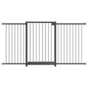 Ver imagem 1 de GRADE PORTÃO PET BEBÊ DIVISOR AMBIENTE 70 A 140 CM PRETO