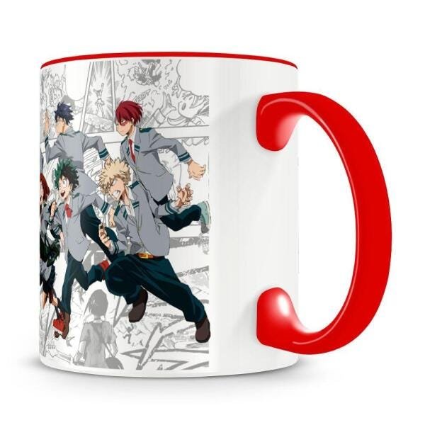 Caneca One Piece Anime Personagens Mod - 325 Ml Porcelana