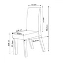 Ver imagem 4 de Mesa de Jantar 6 Lugares Aspen com Vidro Mel/off White/marfim - Viero Móveis