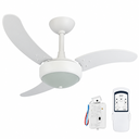 Ver imagem 1 de Ventilador de Teto Infinity Lux 2003 Branco com 3 Pás de MDF Controle Remoto