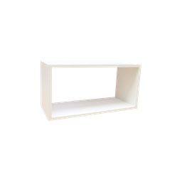 Kit 3 Nichos 50x25 / 20x20 / 20x20 Kit 20cm Profundidade - Mdf Branco - Cód. 803 - 5