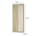 Ver imagem 4 de Guarda Roupa Canto Reto Modulado 1 Maleiro 2 Cabideiros 90cm Master Luciane Móveis