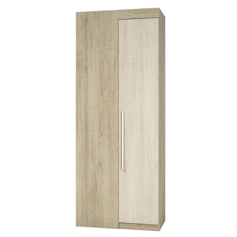 Guarda Roupa Canto Reto Modulado 1 Maleiro 2 Cabideiros 90cm Master Luciane Móveis