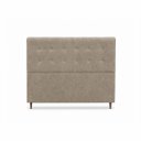 Ver imagem 3 de Cabeceira para Cama Casal Queen Estofada 1,58 ,Mts Liz Vilajo: Suede Crush Cappucino