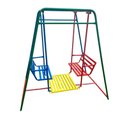 Ver imagem 3 de Balanço Infantil Vai e Vem 4 Lugares 4 Lugares Colorido