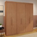 Ver imagem 2 de Guarda-roupa Casal 6 Portas 2 Gavetas 206cm Multimóveis Cr35456 Carvalho Vermontt