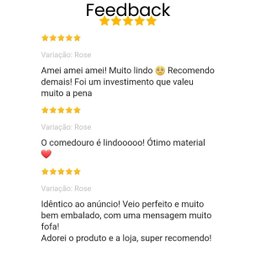 Comedouro Elevado Duplo Pet Gato Cachorro Mdf Nick - Porcelana - Rose - 6