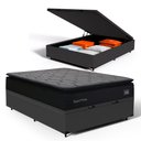 Ver imagem 1 de Cama Box Baú com Colchão de Espuma D45 Pillow Top Suport Prime Casal 138cm